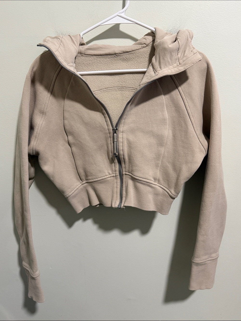 Lululemon Cropped Zip-Up Scuba Hoodie